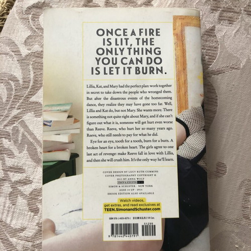 Fire with Fire book like new by Jenny Han and Siobhan Vivian