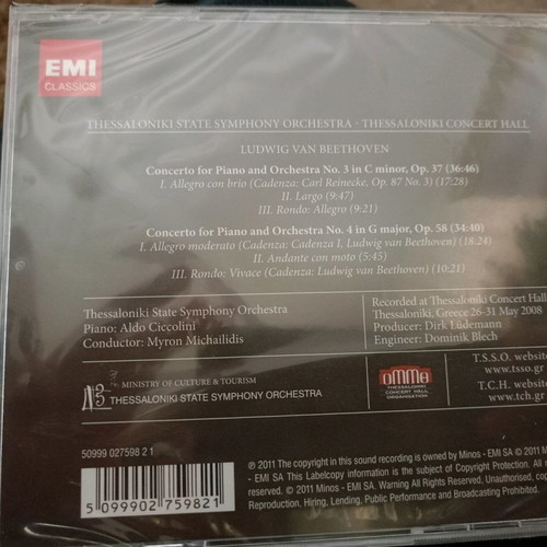 L.Van Beethoven - Aldo Ciccolini CD new, classical music