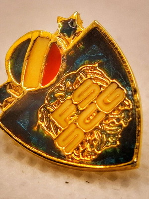 Rare collectible pin of Serbia and Montenegro Football Federation like new