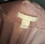 H&M long pink wool coat