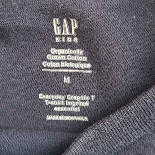 GAP Kids T-shirt like new, organic cotton, dinosaur print, size M