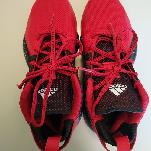 Adidas Basketball D-Rose 773 athletic shoes used, size 40, red-black