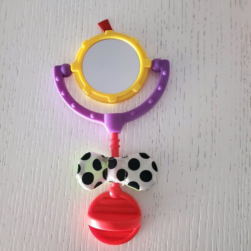 Fisher Price baby toy with rotating mirror like new