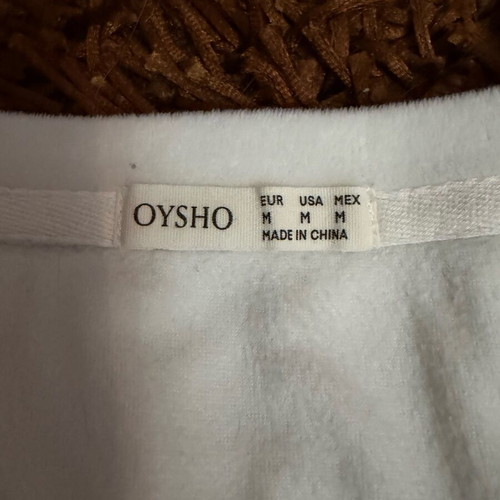Oysho pyjama like new, beige, top medium, bottom small