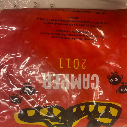 Camper inflatable beach balls new