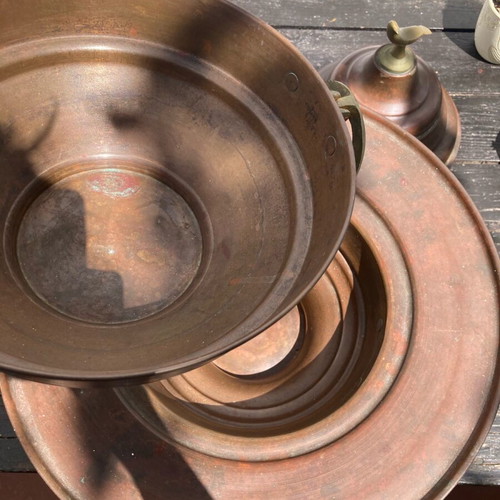 Antique copper mangali used