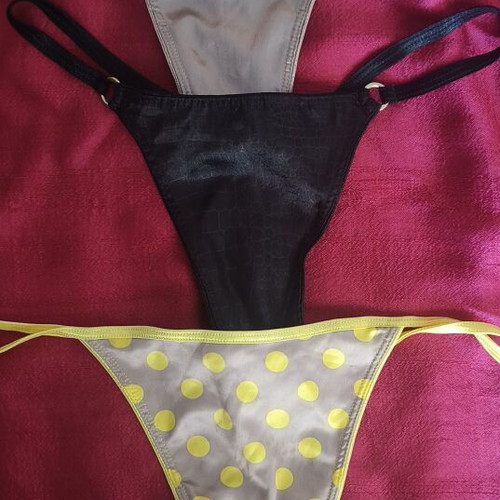 Med satin lingerie set new with two cotton lace gifts