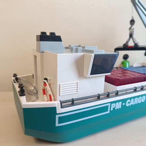 Playmobil Cargo Ship used, floats on water