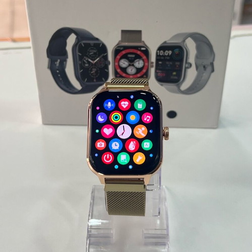 Samart Watch GT 4 with calls and notifications, new, gold