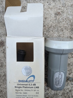 Digiality SF-10 Single Platinium Universal LNB 0.3 dB