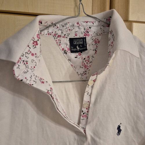Polo Ralph Lauren women's shirt like new, size S, white with floral detail