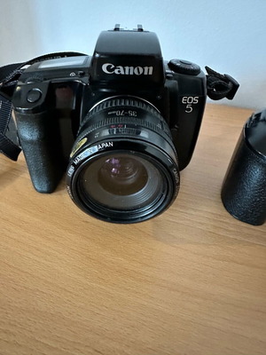 Canon EOS 5 and EOS 1000F N film cameras used for repair or parts
