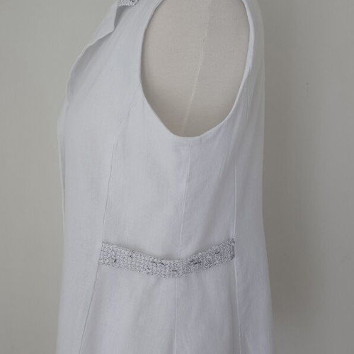 Women's vintage white vest XL used