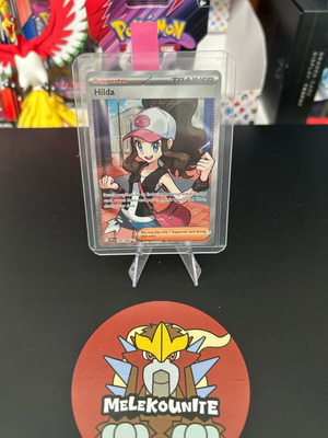 Pokemon TCG Hilda 164/086 Trainer Illustration Holo Rare White Flare WHT mint condition