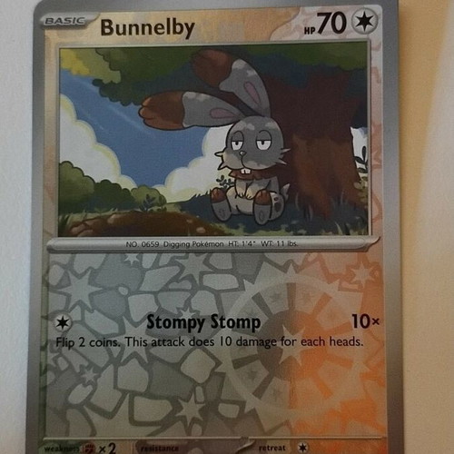 pokemon card bunnelby POKÉMON CARD GAME sv3 095/108 C