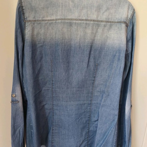 Stradivarius denim shirt like new, blue, size M