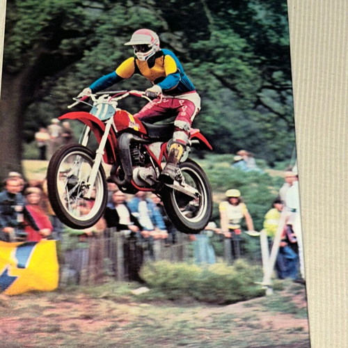 1980s Motocross Motorcycle Notebook, new