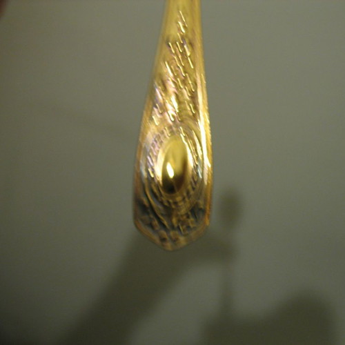 Gold-plated teaspoons new, set of 6, from Soviet Union