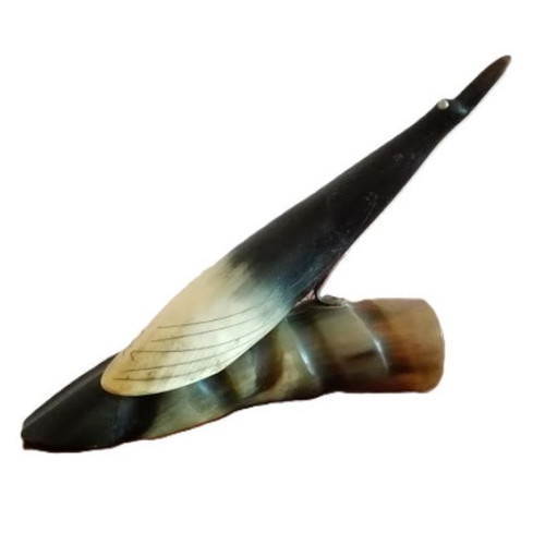 Vintage Bird Figurine made of Natural Horn, circa 1950, like new