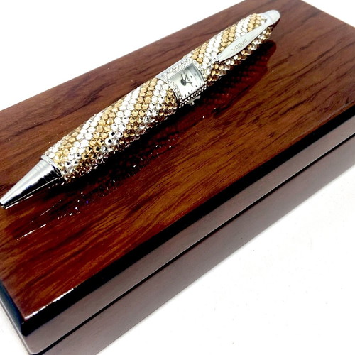 Vogue pen and watch jewelry new with Swarovski crystals