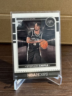 Stephon Castle 2024-25 Panini NBA Hoops Rookie Card New