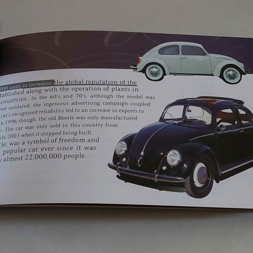 Legendary Cars booklet 2005