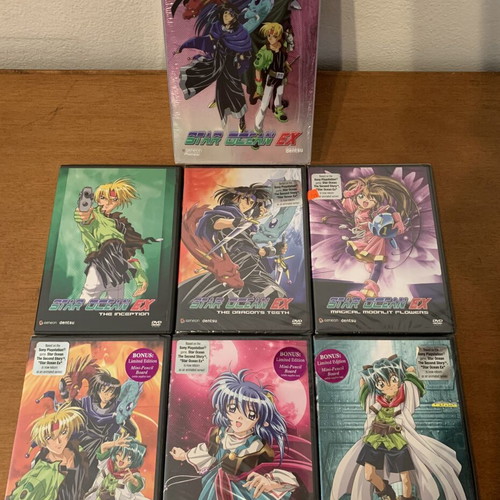 Star Ocean 'EX' DVD Collectors Box Set with Pencilboards Complete Series New