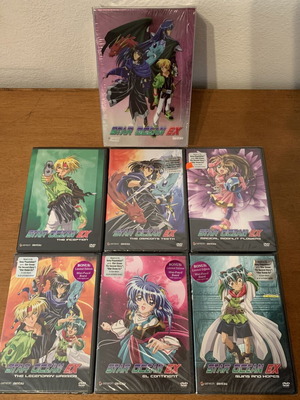 Star Ocean 'EX' DVD Collectors Box Set with Pencilboards Complete Series New
