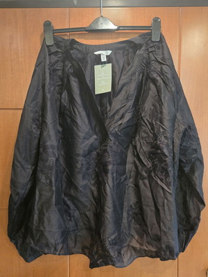H&M μπλούζα XXL με ανάγλυφο σχέδιο, μαύρη, καινούργια