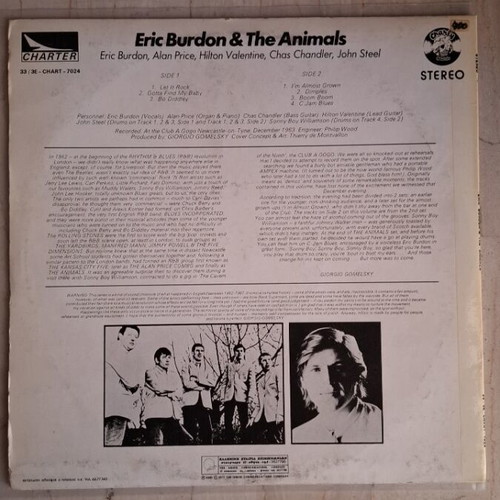 Eric Burdon & The Animals vinyl record used, rock genre