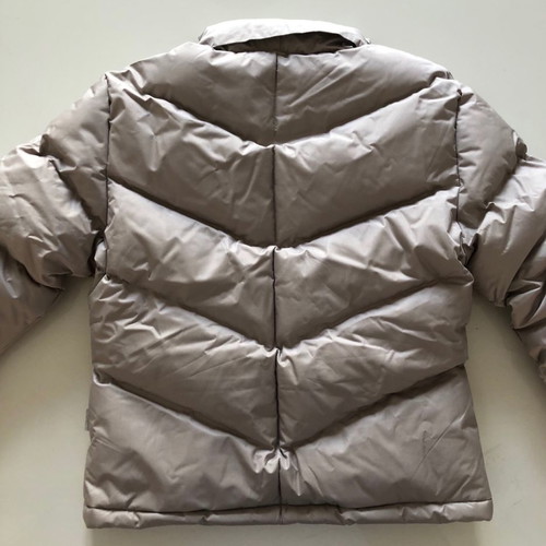 Puffer jacket waterproof new, size Small, beige