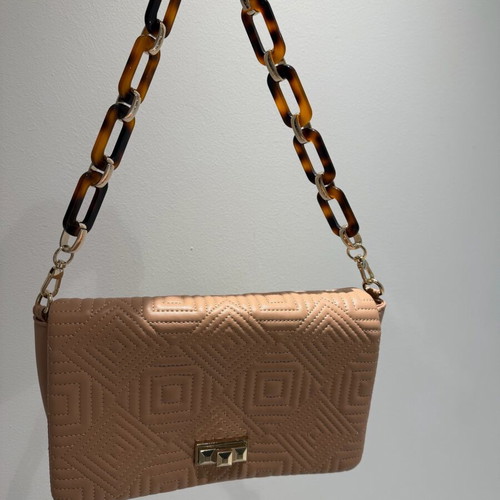 Zara beige leather shoulder bag like new