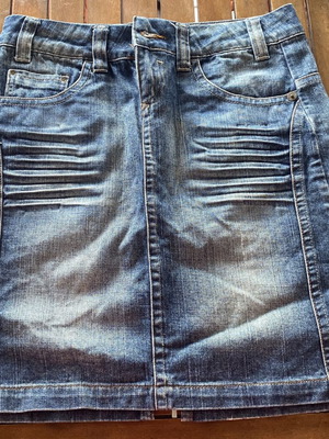 Bershka blue women's skirt like new, size S 36 8