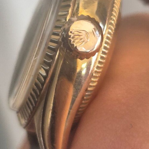 Rolex Oyster Perpetual women's watch used, 18k solid yellow gold