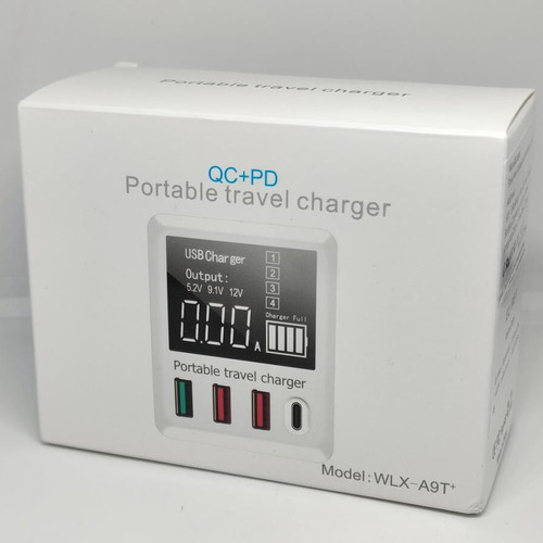 Portable USB Fast Charger 40W with Multiple Ports