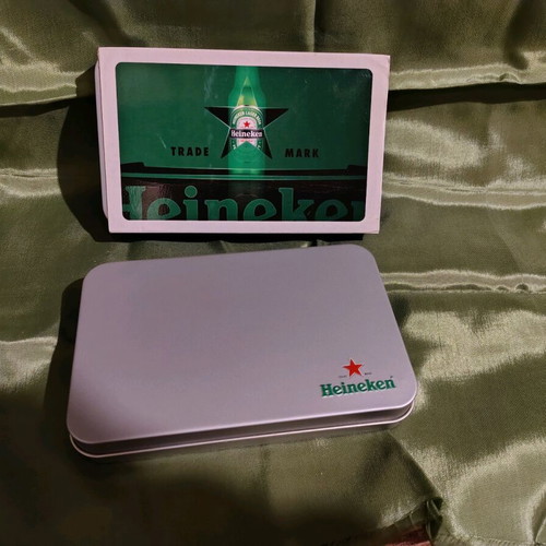 Heineken playing cards new, set of 2 collectible