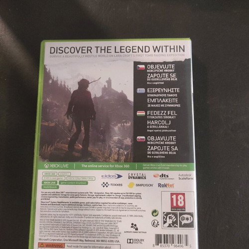 Xbox 360 Rise of the Tomb Raider like new video game
