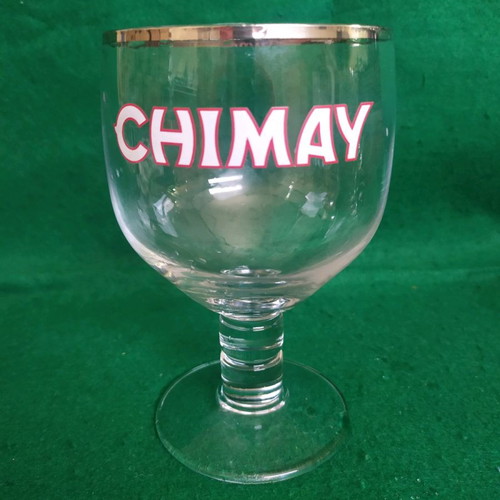 Chimay beer glass for use or collectors