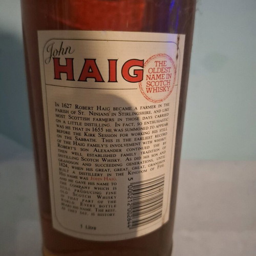 Haig whisky 1 litre from 1970 new