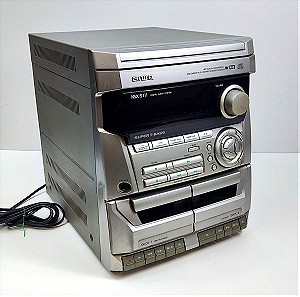 Aiwa NSX S111 Digital Audio System Super T Bass 3 CD Διπλό κασετόφωνο