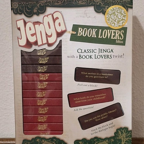 Jenga Book Lovers Edition like new, special 2011 edition by USAopoly