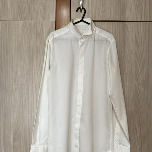 Massimo Dutti Men's White Shirt Tuxedo size S like new