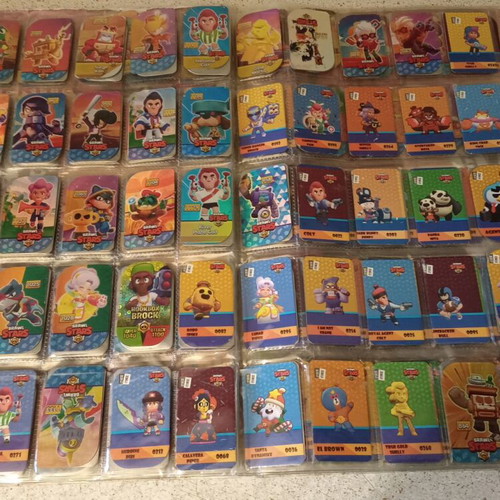 Brawl Stars metal tags used, 225 tags and 12 stars in album