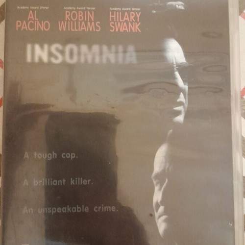 Insomnia DVD like new with Greek subtitles, thriller drama