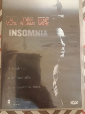 Insomnia DVD like new with Greek subtitles, thriller drama