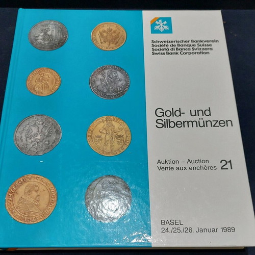 Gold- und Silbermünzen auction catalog used 1989