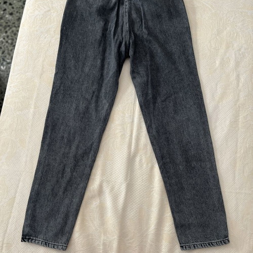 Toi&Moi women's Mommy Fit jeans size XS used, charcoal with red stitch