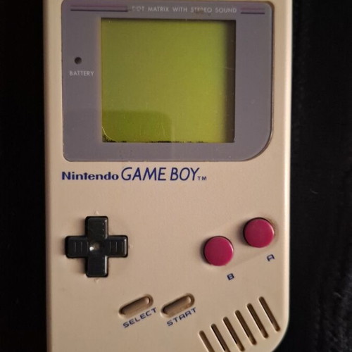 Nintendo Game Boy console with games