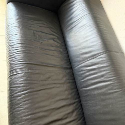 Ikea leather sofa