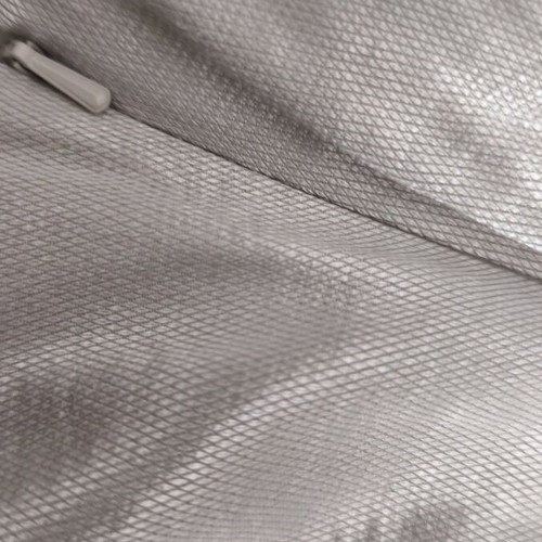 Karen Millen dress used metallic gray size 38-40